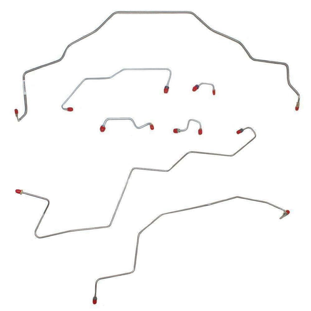 Front Brake Line Kit for 2013 95-97 Dodge Ram AWABS ABS 2WD stainless steel
