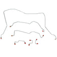 Front Brake Line Kit for 1995-1997 95-97 Dodge Ram , RWABS ABS 4WD steel