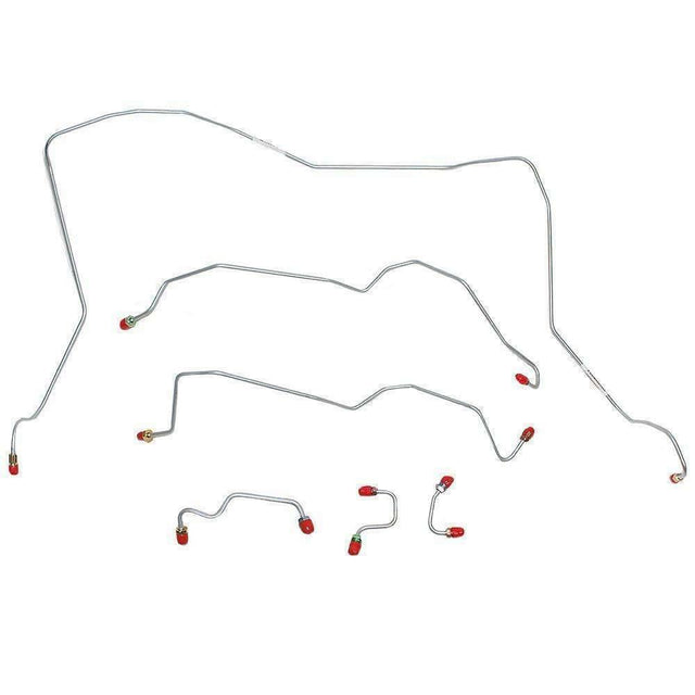 Front Brake Line Kit for 1995-1997 95-97 Dodge Ram , RWABS ABS 4WD steel