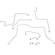 Front Brake Line Kit for 2013 95-97 Dodge Ram AWABS ABS 4WD steel