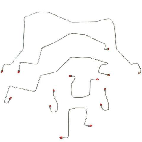 Front Brake Line Kit for 1998-2001 Dodge Ram 1500 4WD stainless steel