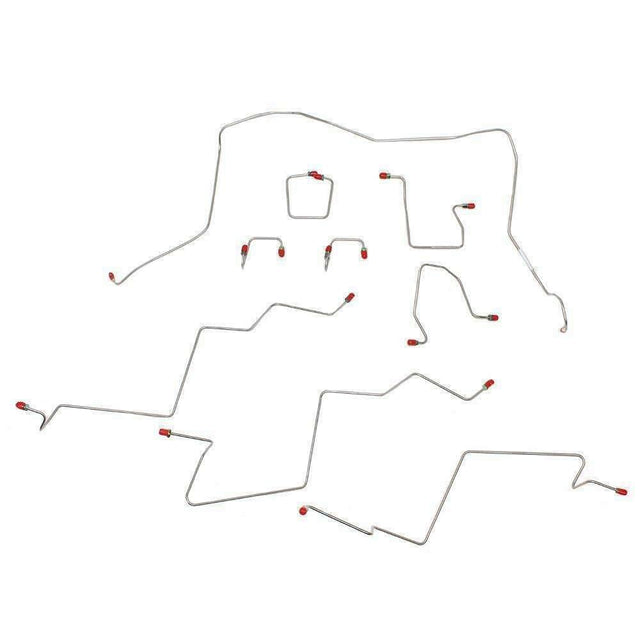 Front Brake Line Kit for 2013 98-01 Dodge Ram 1500 AWABS ABS 4WD steel