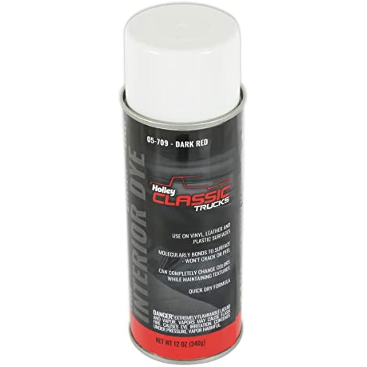 t Works On Metal, Plastic, Vinyl, & Leather; Interior Dye - Dark Red-05-709 Holley Classic Trucks