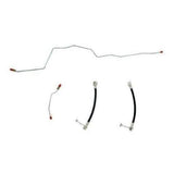Rear Axle Brake Lines for 01-02 Dodge Ram 2500 Dana 70 Stainless Steel WRA0102SS