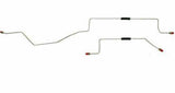 Replacement Line for 2002 Jeep Liberty Rear Axle Lines No ABS 4WD steel