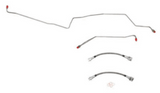 Brake Line for 2003-2005 Jeep Liberty Rear Axle Lines No- Rear ABS steel