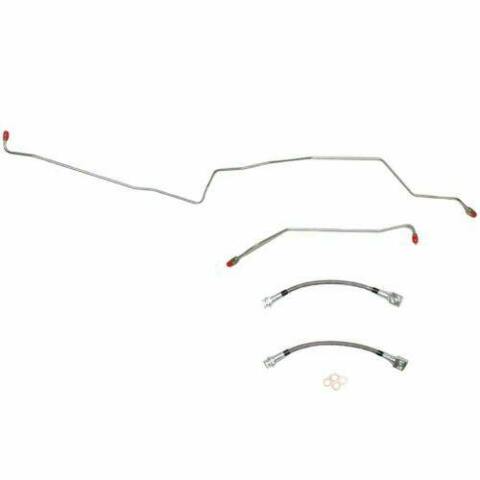 Brake Line for 2003-2005 Jeep Liberty Rear Axle Lines No- Rear ABS stainless steel