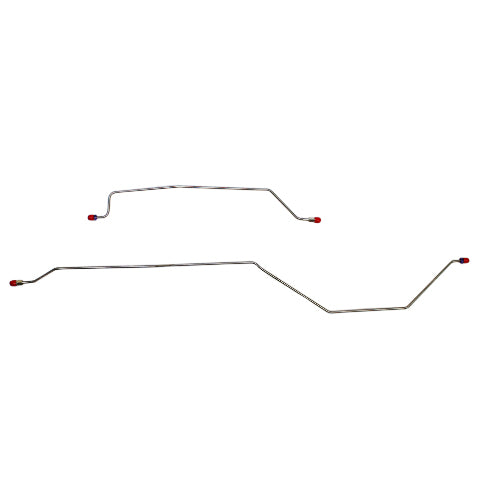 1997-2006 Jeep Wrangler TJ Rear Axle Brake Lines Dana 35 Rear Drums Stainless