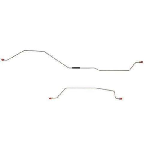 1997-2006 Jeep Wrangler Rear Axle Brake Line Kit Dana 44 Rear Drums Steel WRA0357OM