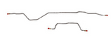 Brake Line for 91-01 Jeep Cherokee No ABS stainless steel