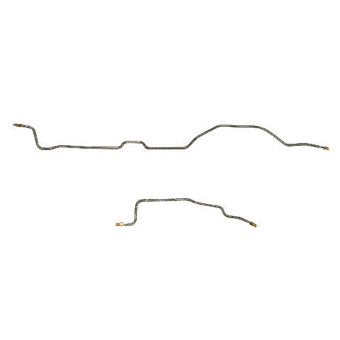 Dodge Rear Axle Brake Line Kit; Fine Lines-WRA9405OM