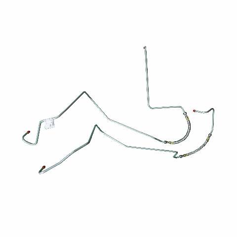 Transmission Cooler Lines for 2005-2007 Jeep Liberty V6 stainless steel