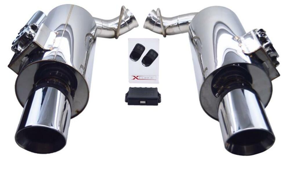 XFORCE ES-FM05-RVMK - Varex 304 SS Axle-Back Exhaust System w/ Split Rear Exit