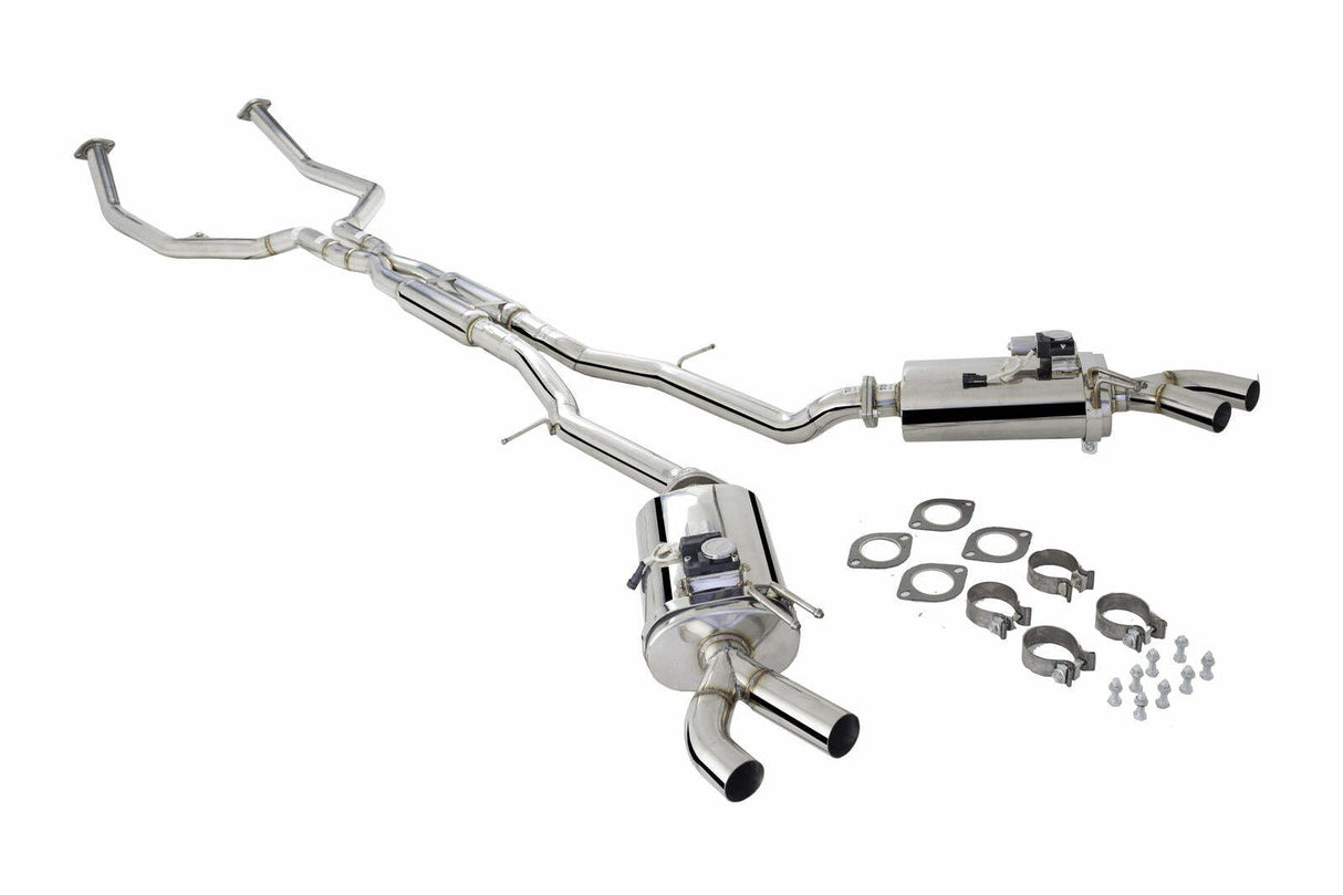 XFORCE ES-KS17-VMK-CBS for Kia Stinger GT 2017- Dual Cat Back  w/Varex Mufflers