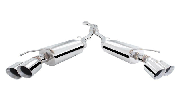 XForce cat-back exhaust system 304 stainless steel quad rear exit ES-CC17-CBS-XFO