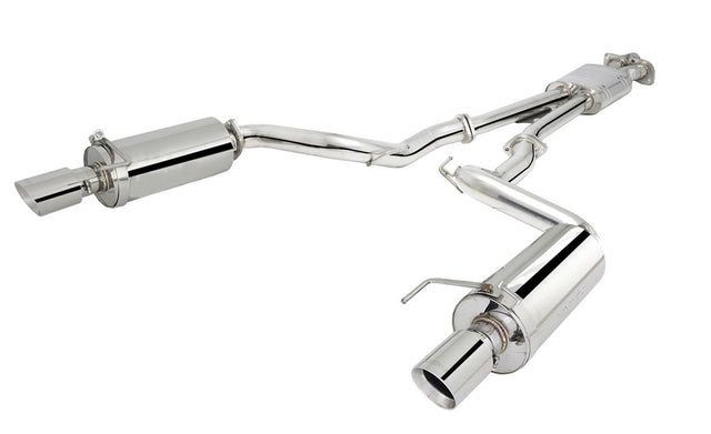 XForce cat-back exhaust system 304 stainless steel split rear exit ES-FM17-CBS-XFO