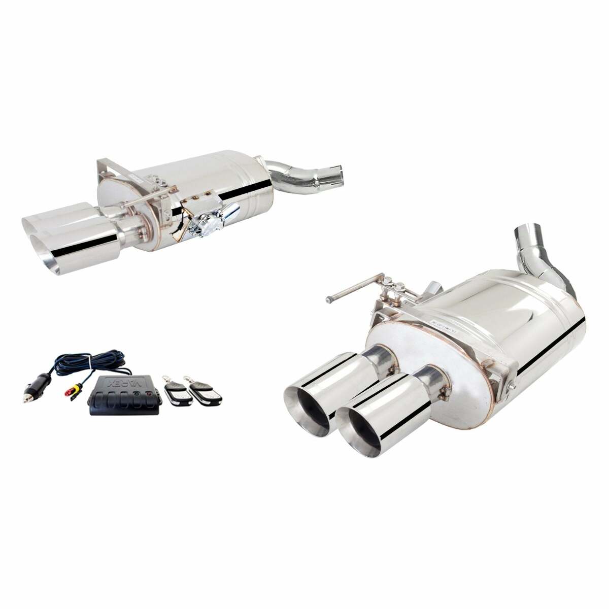 XFORCE Exhaust ES-FM18-VMK-ABS- Varex 304 SS Axle-Back Exhaust w/ Quad Rear Exit