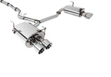 XFORCE Exhaust ES-SW26-CBS - 304 SS High Flow Cat-Back Exhaust w/ Quad Rear Exit