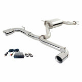 XFORCE Exhaust ES-VW06-VMK-CBS- Varex 304 SS Cat-Back Exhaust w/ Split Rear Exit