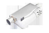 XFORCE Exhaust VMK51-250 - Varex SS Oval Exhaust Muffler w/Hidden Motor