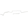 Fuel Line Kit for 1966-1967 Chevy Nova stainless steel