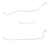 Intermediate Brake Line Kit for 2005-2010 Chevy Cobalt No ABS steel