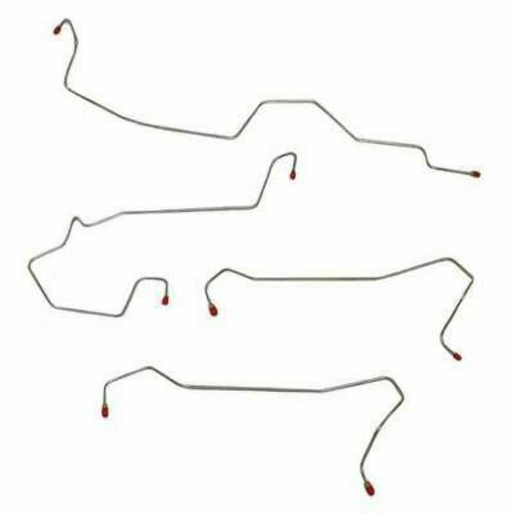 Front Brake Line Kit for 2005-2007 Saturn ION No ABS stainless steel