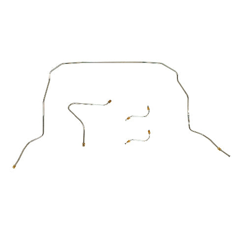 1965-66 Chevrolet Chevy II Front Brake Line Kit Power Disc Brakes - XKT6501OM