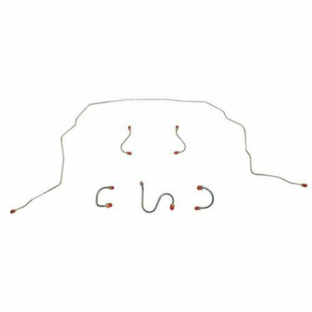 Front Brake Line Kit for 1967 Chevy Chevy II drum brakes stainless steel