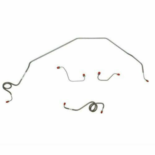 1971-73 Chevrolet Nova Front Brake Line Kit Power Disc Brake Steel - XKT7101OM