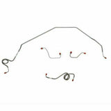 Front Brake Line Kit for 1971-1973 Chevy Nova disc brakes stainless steel