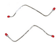 Brake Line for 2005-2010 Chevy Cobalt Rear Axle No ABS stainless steel