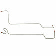 Transmission Cooler Lines for 1966-1967 Chevy Chevy II Transmission Cooler w/o Spacer at Radiator stainless steel