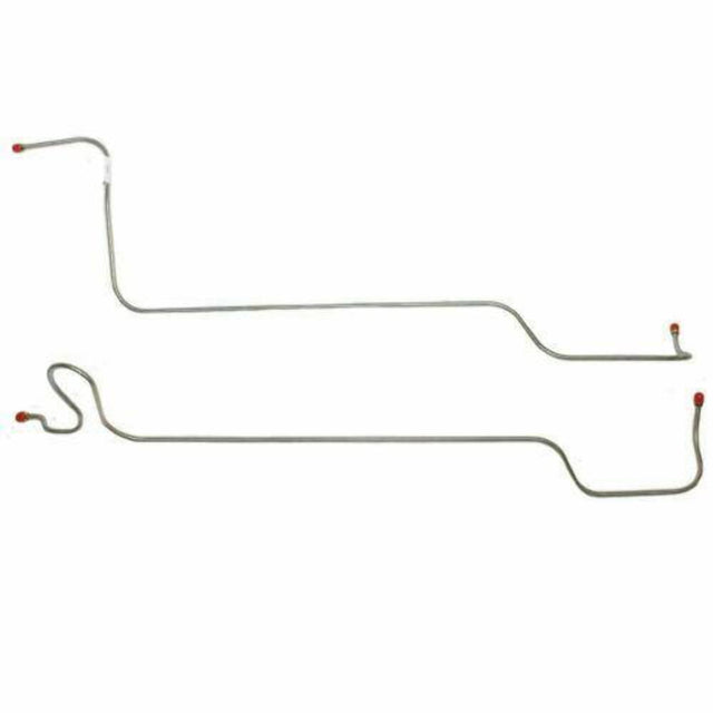 Transmission Cooler Lines for 1966-1967 Chevy Chevy II Transmission Cooler w/o Spacer at Radiator stainless steel