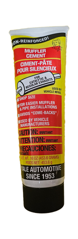 Yale MC16 Muffler Cement 16oz -  High Heat Resistant Exhaust Patch & Sealant