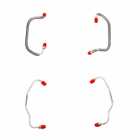 Replacement Line for 67-72 Mopar A Factory Disc Kelsey-Hayes 4-piston Caliper Line Set
