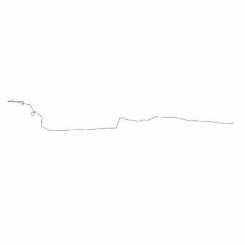 1967-68 Dodge Dart Fuel Line Kit 5/16 Tank-Pump Fuel Line Stainless - YGL6701SS