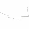 Vapor Line for 70-71 Mopar A-Body, 5/16 Fuel stainless steel