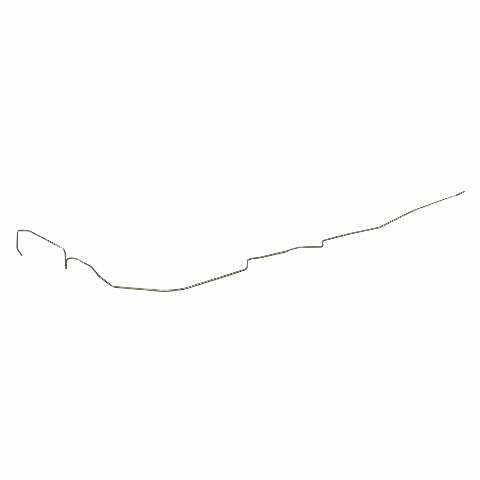 Fuel Line for 1972-1974 Mopar A-Body Tank to Pump stainless steel