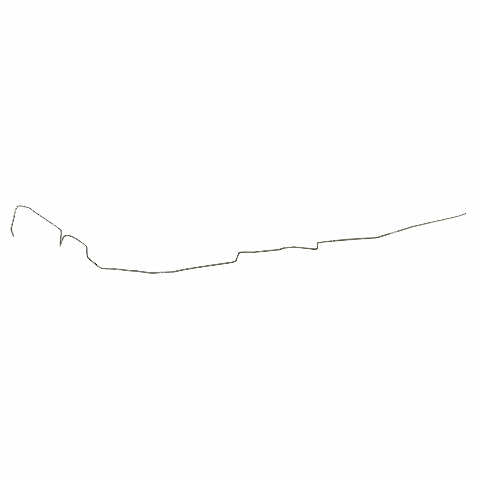 1972-74 Dodge Dart Fuel Line Kit 3/8 Inch Tank to Pump Fuel Line Steel YGL7303OM