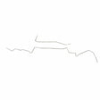 Fuel Line for 1972-1974 - 2 Piece 1/4 Inch Return stainless steel