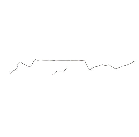 Brake Line for 1967-1970 Dodge Dart Intermediate disc brakes stainless steel