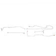 Brake Line for 1999-1904 Chrysler 300M Intermediate AWABS ABS stainless steel