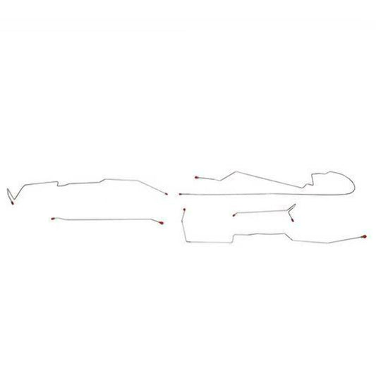 1999-04 Chrysler 300M Intermediate Brake Line AWABS w/ Traction Set - YIN9903SS