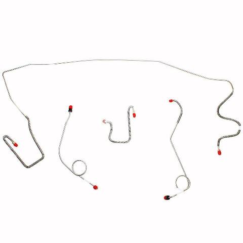 Front Brake Line Kit for 1967 Dodge Dart drum brakes
