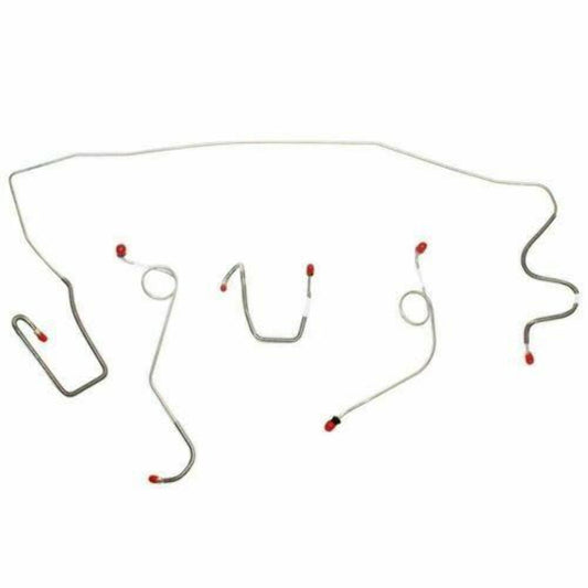 1968-72 Dodge Dart Front Brake Line Kit Standard Disc/Drum Brake Kit - YKT6801SS