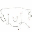 Front Brake Line Kit for 1968-1972 Dodge Dart drum brakes stainless steel