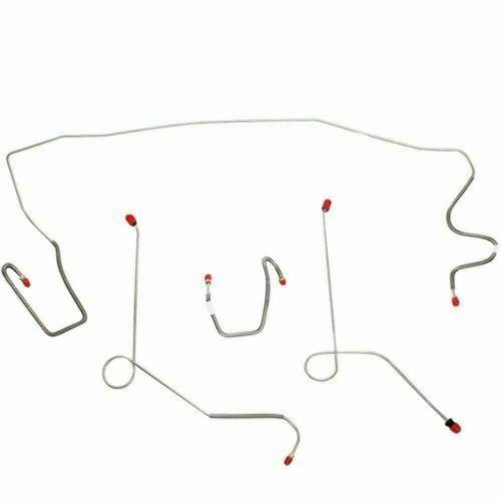Front Brake Line Kit for 1968-1972 Dodge Dart drum brakes stainless steel