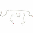 Front Brake Line Kit for 1974 Dodge Dart drum brakes stainless steel