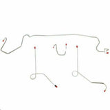 Front Brake Line Kit for 1974-1975 Dodge Dart drum brakes stainless steel